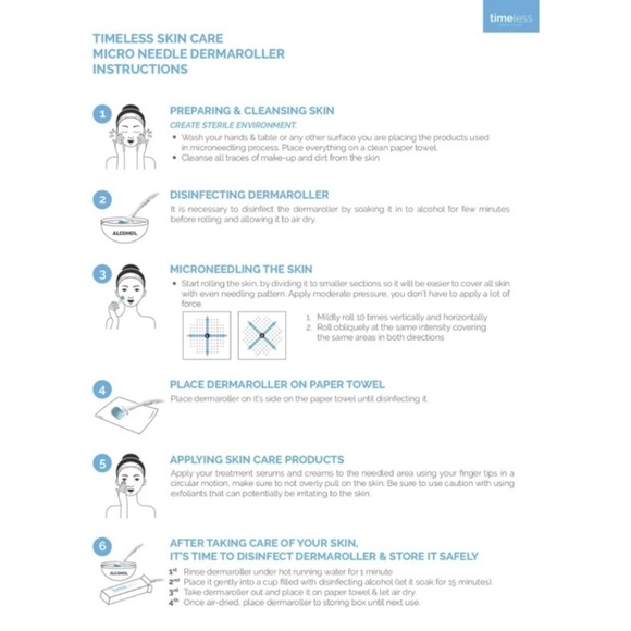 ⭐️ $10 - TIMELESS SKINCARE MICRO NEEDLE ROLLER - NEW - Picture 4 of 5